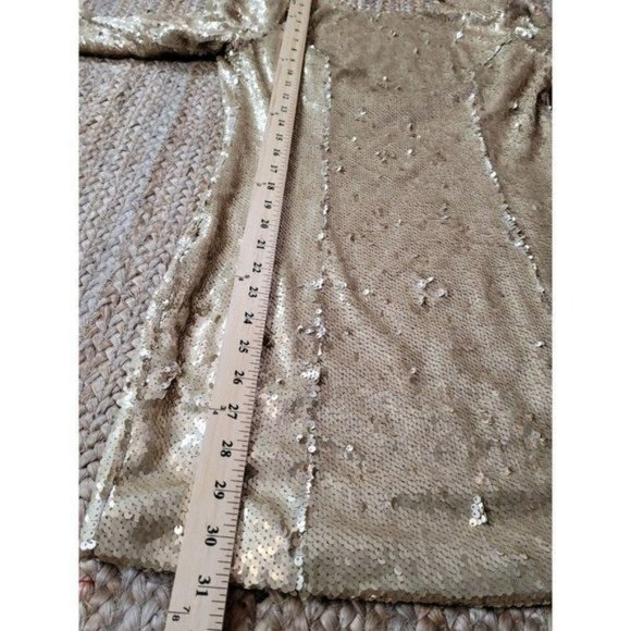 Tobi Gold Sequin Bodycon Mini Dress - Picture 7 of 9